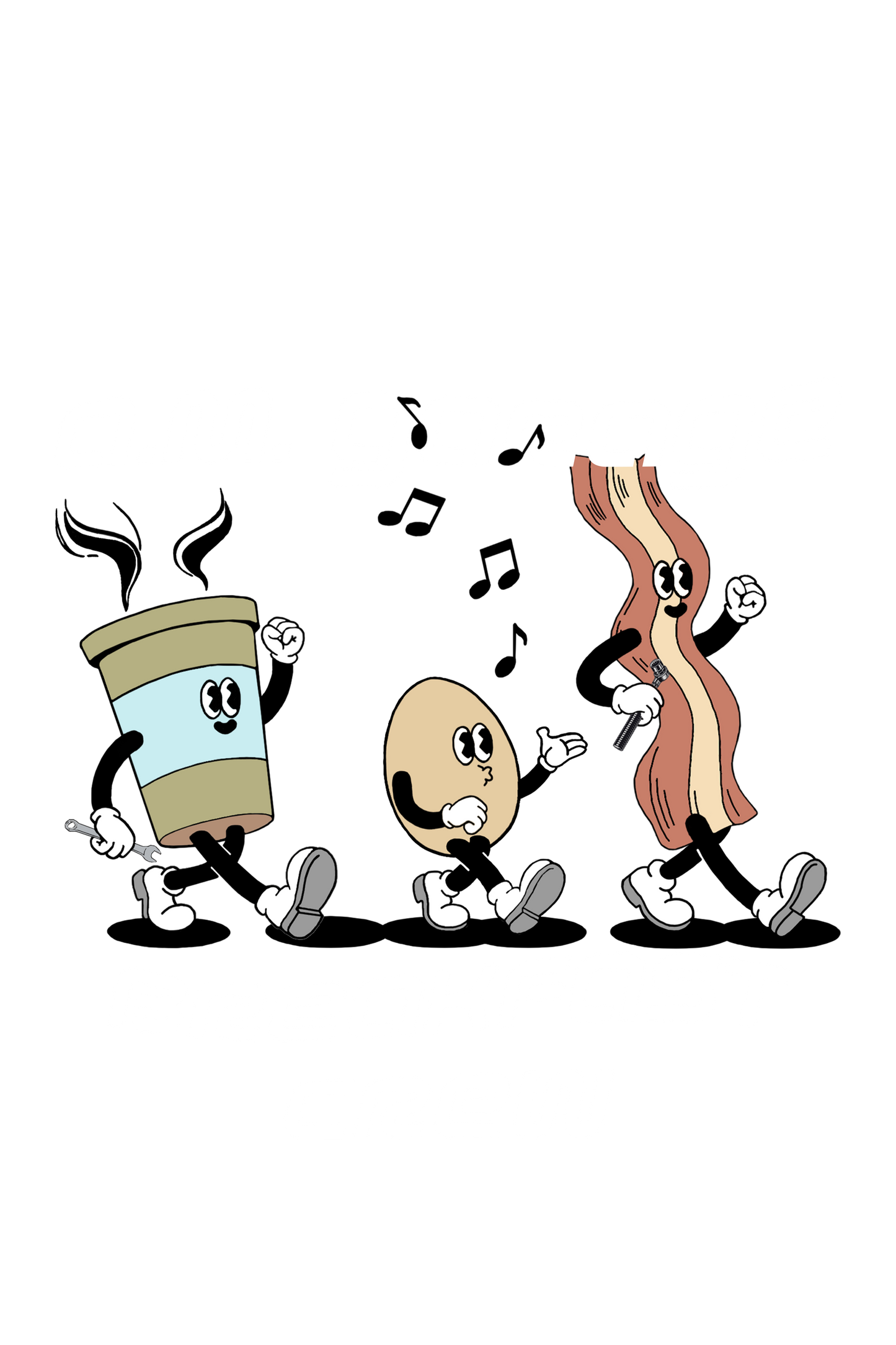 Breakfast Crew Garage Tee